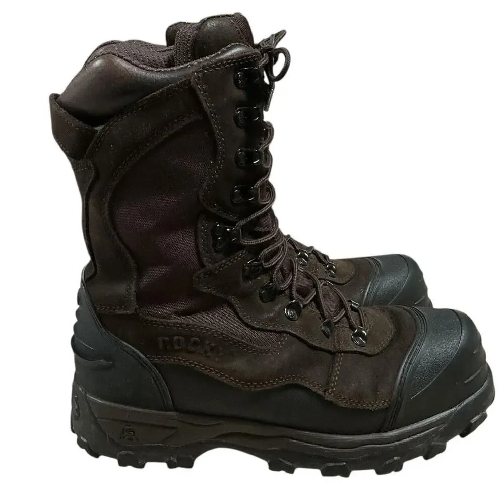 Rocky Boots Mens 10 Brown 12